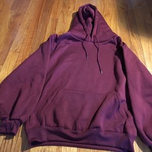 Maroon Shein Sweatshirt